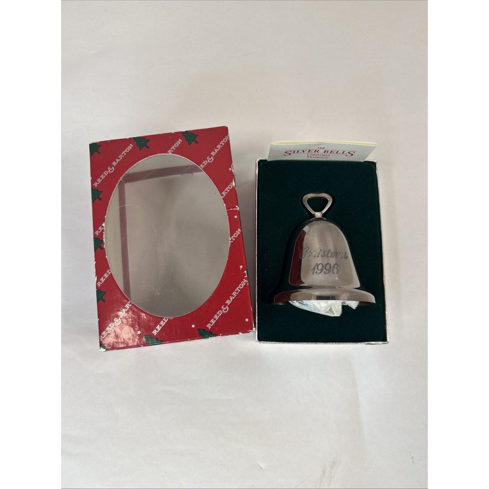 Vintage Reed & Barton‎ Silver Plated 1996 Annual Christmas Bell Read